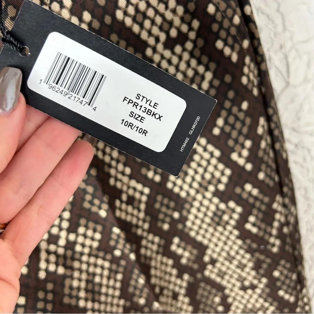 Dickies | Camden Brown Snake Print Straight Leg Khaki Pants NWT Size 10 - Image 7