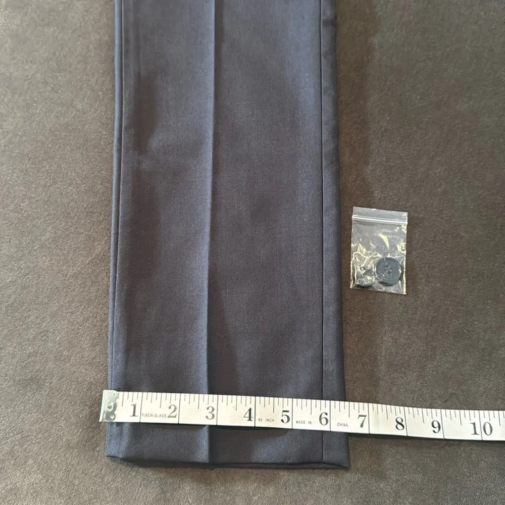 Women’s Dark Gray Slim Fit 3 Piece Formal Tuxedo Suit Shawl Lapel Size 6 NWOT - Image 12