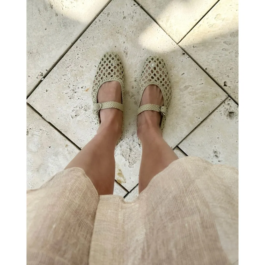 MARRC FISHER LTD Evonna Mary Jane Flat in Chic Cream Leather Size US 8.5 - Image 8