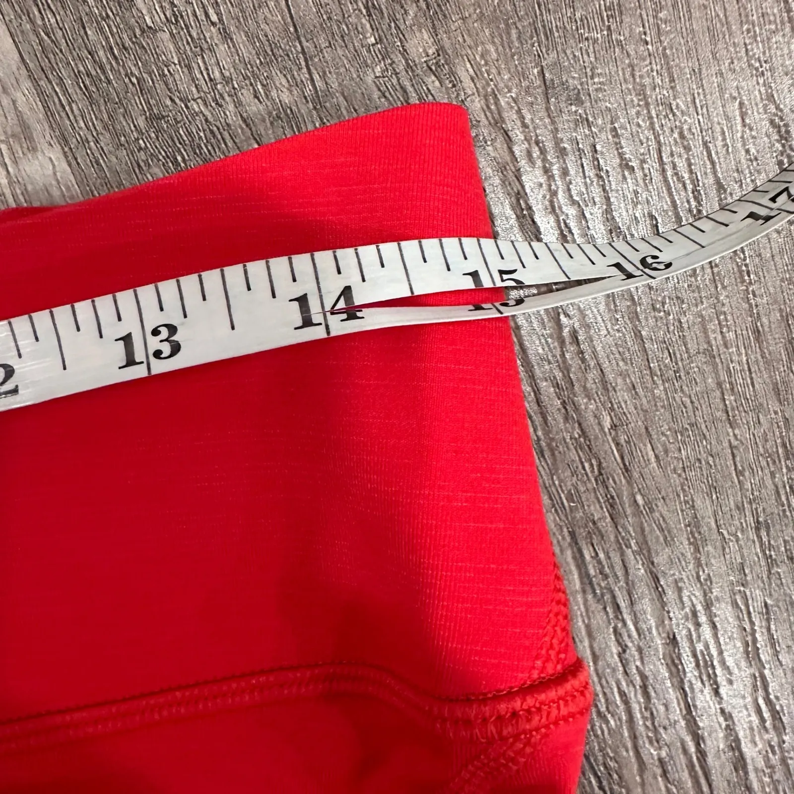 Outdoor Voices TechSweat Core 7/8 Leggings, Scarlet Red, Size L - Image 9