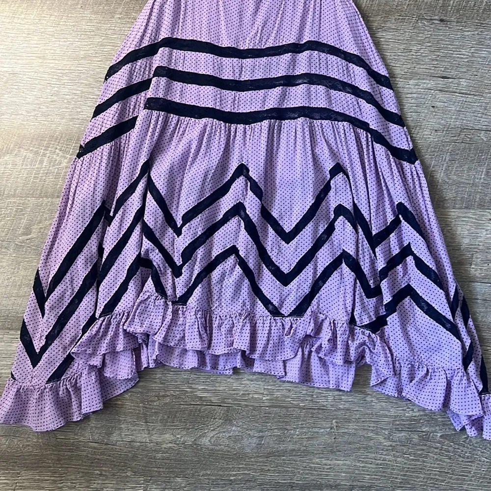 Free People Intimately Trapeze Lace Lilac Slip Dress XS - Image 3