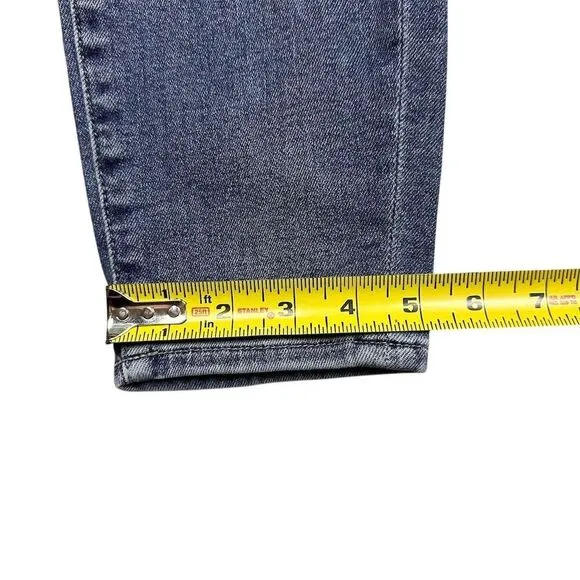 7 For All Mankind Women's High Waist Ankle Skinny Jeans Blue Size 28‎ - Image 12