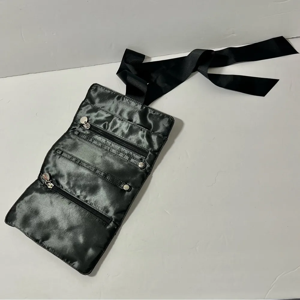 White House/Black Market Leopard Print Travel Jewelry Pouch - Image 3