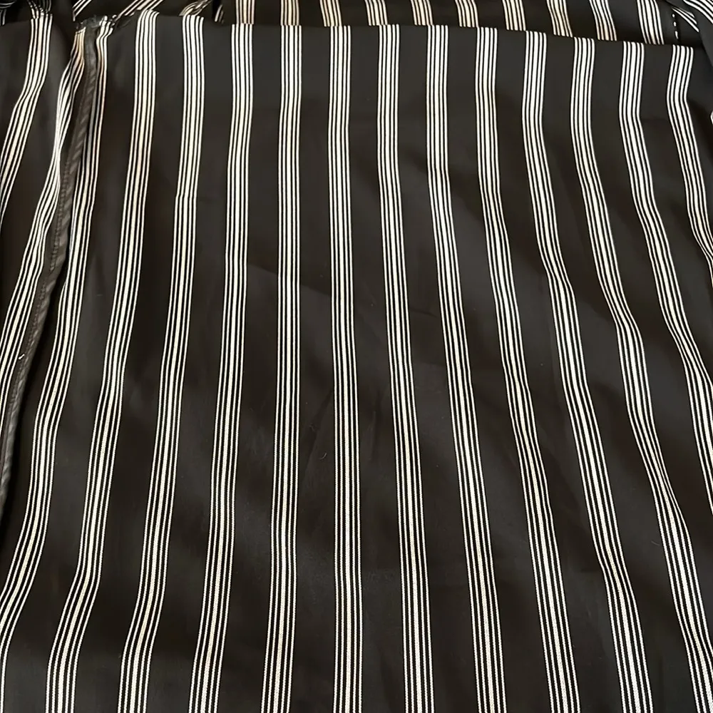 Zara Flowy Open Blazer Striped Size XS - Image 7