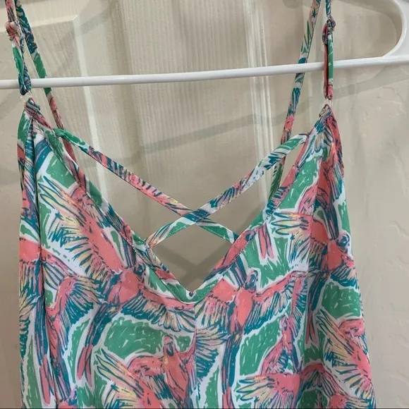 Lauren James size small dress parrot‎ print - Image 7