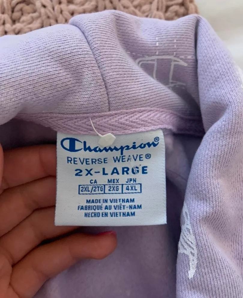 Champion Lavender Hoodie - Image 3