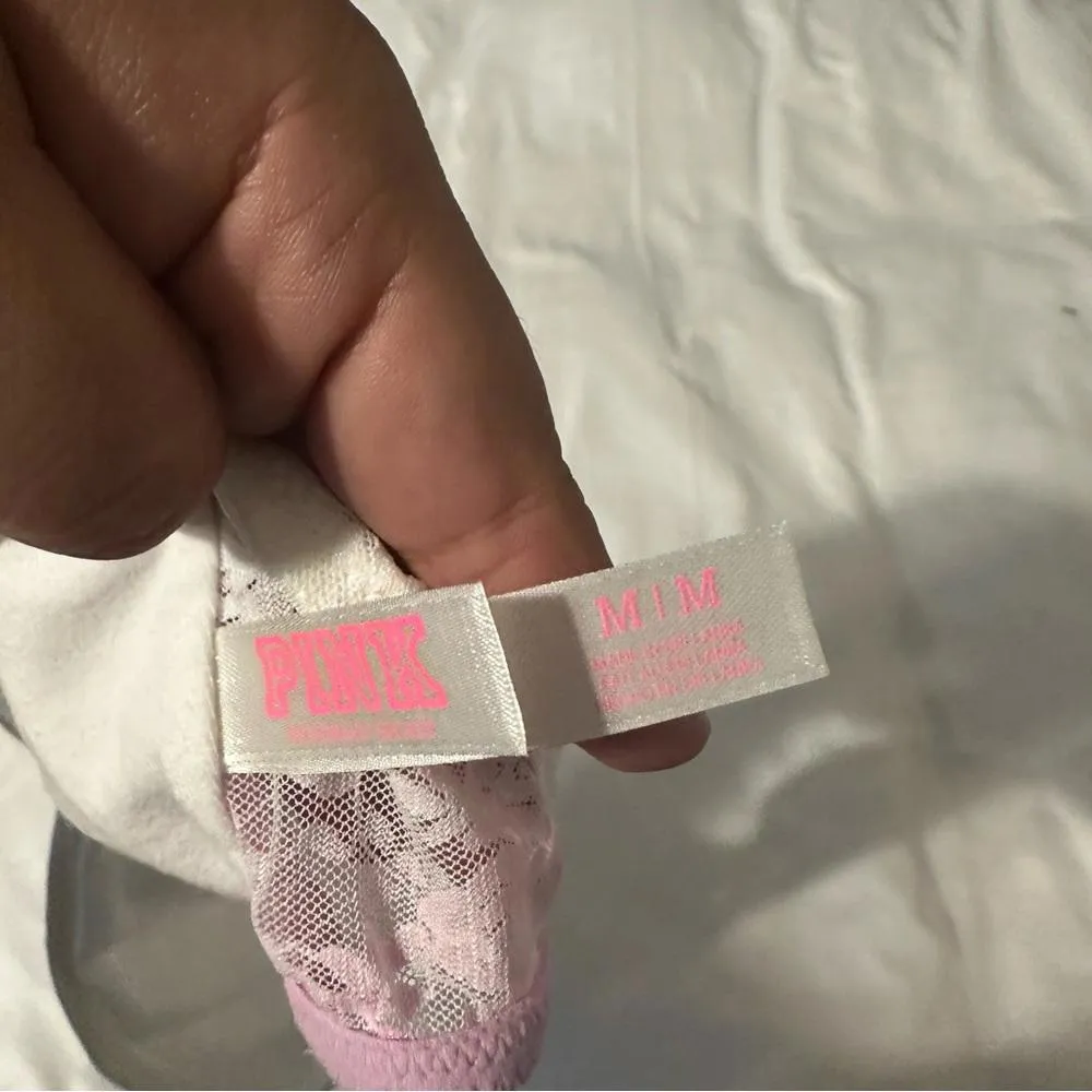 Y2K Victoria’s Secret Pink Lace Bandeau - Image 3
