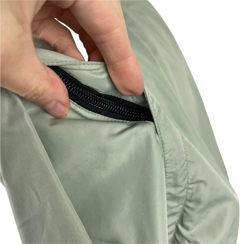 Pearl Izumi Women's Cycling Soft Shell Full Zip Jacket Zip Off Arms Color Green - Image 8