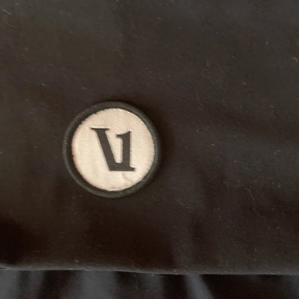 Vuori Performance Set Tennis Dress Black Pleated Skirt  Cutout W/ Shorts XL - Image 6