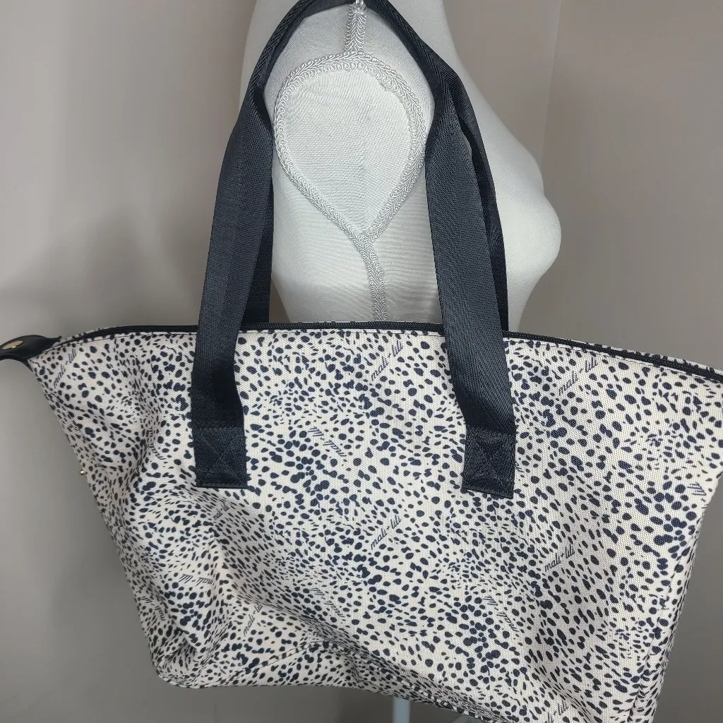 Mali‎ & Lili Weekender Travel Bag Leopard Print Black - Image 3