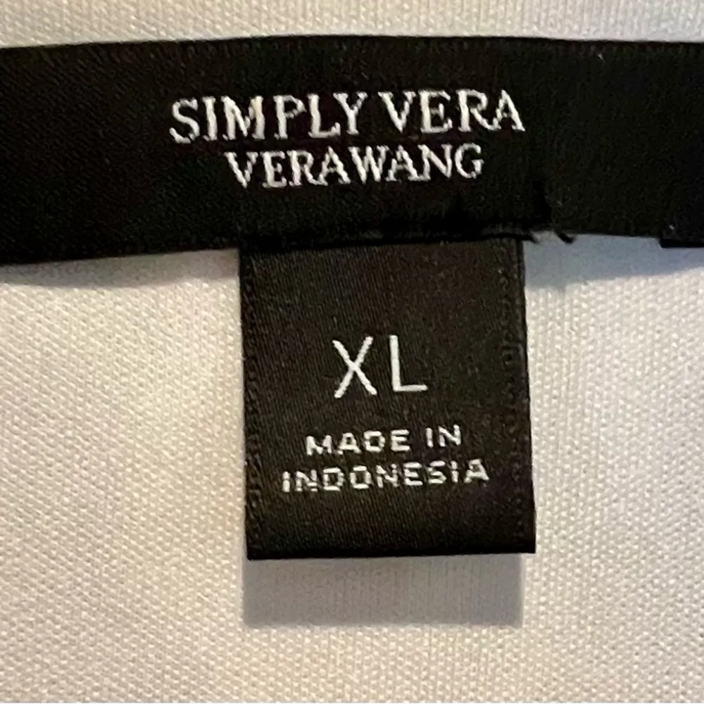 Simply Vera - Vera Wang - dress - black white floral - size XL - Image 5