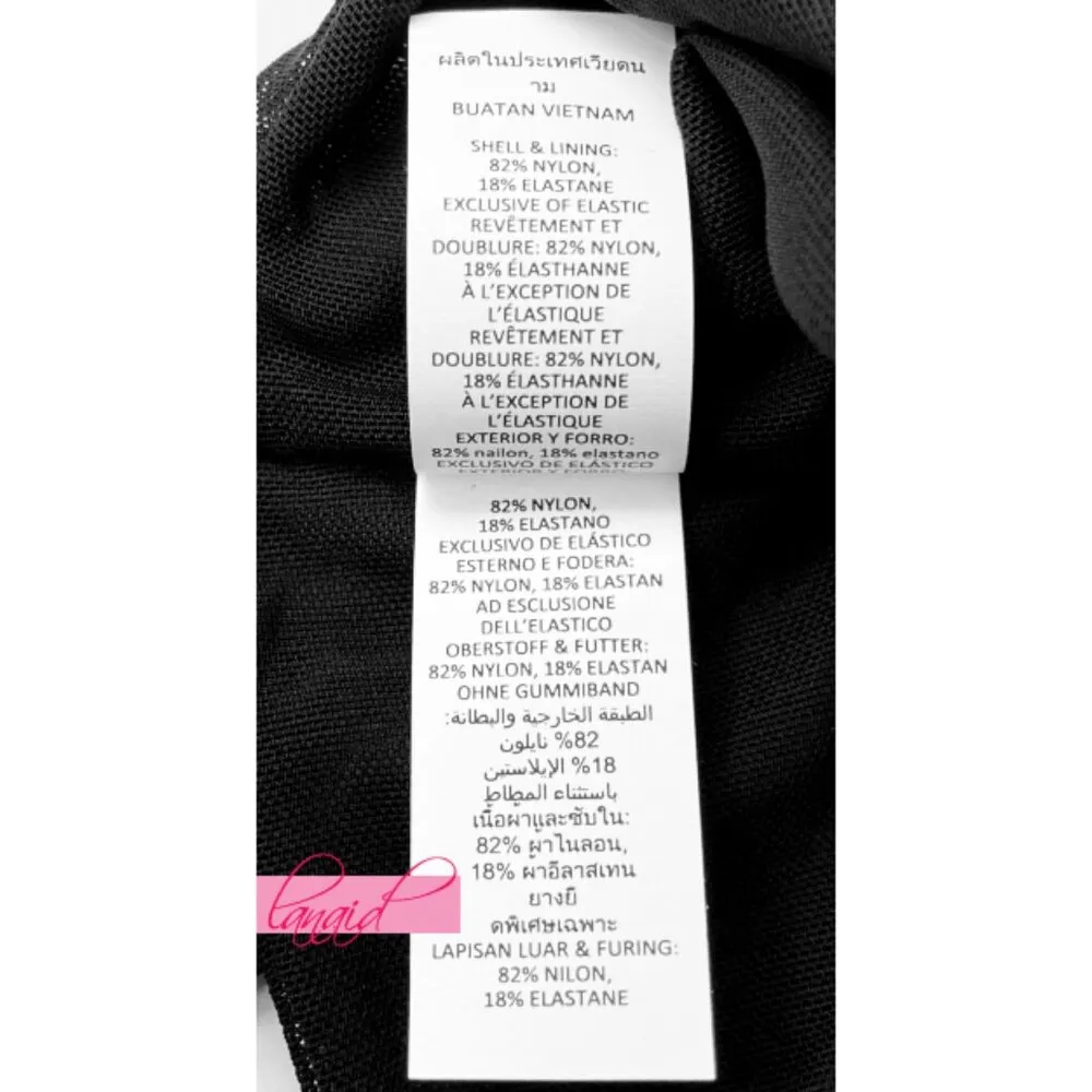 Alo Airmesh Venus Bralette Black Sheer Mesh Festival Gothic Bra Tank Crop Top XS - Image 14