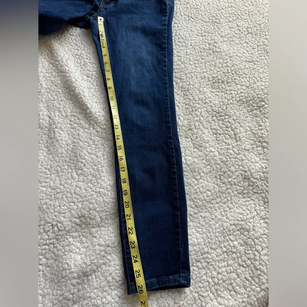 Tahari Dark Wash Kelly Classic High Waist Skinny Jeans Sz 4 - Image 9