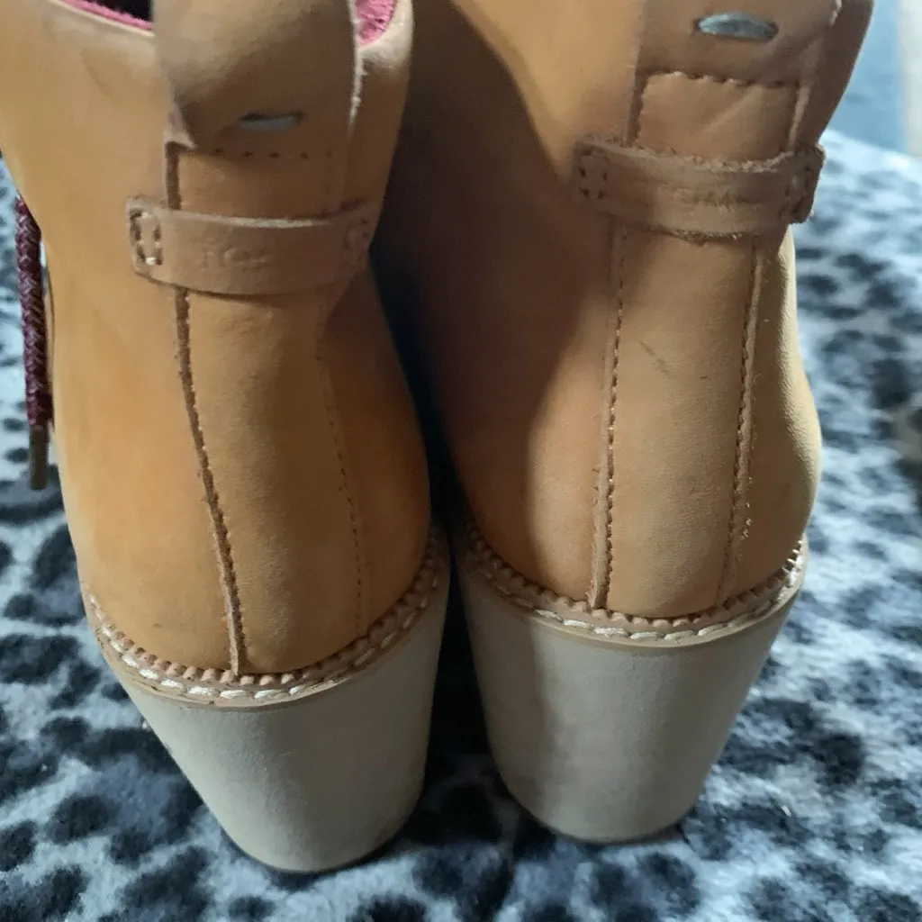 TOMS Women's Melrose Water-Resistant Lace-Up Wedge Hiker 7 - Image 5