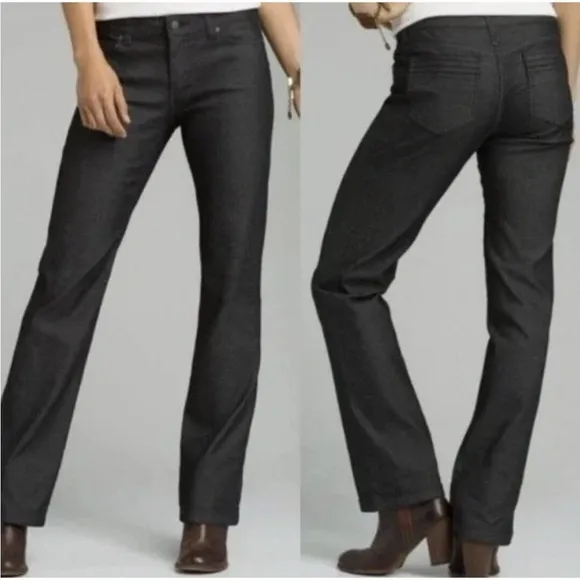 Prana Jada Organic Cotton Stretch Jeans Sz 0 Straight Leg Short Inseam - Image 2