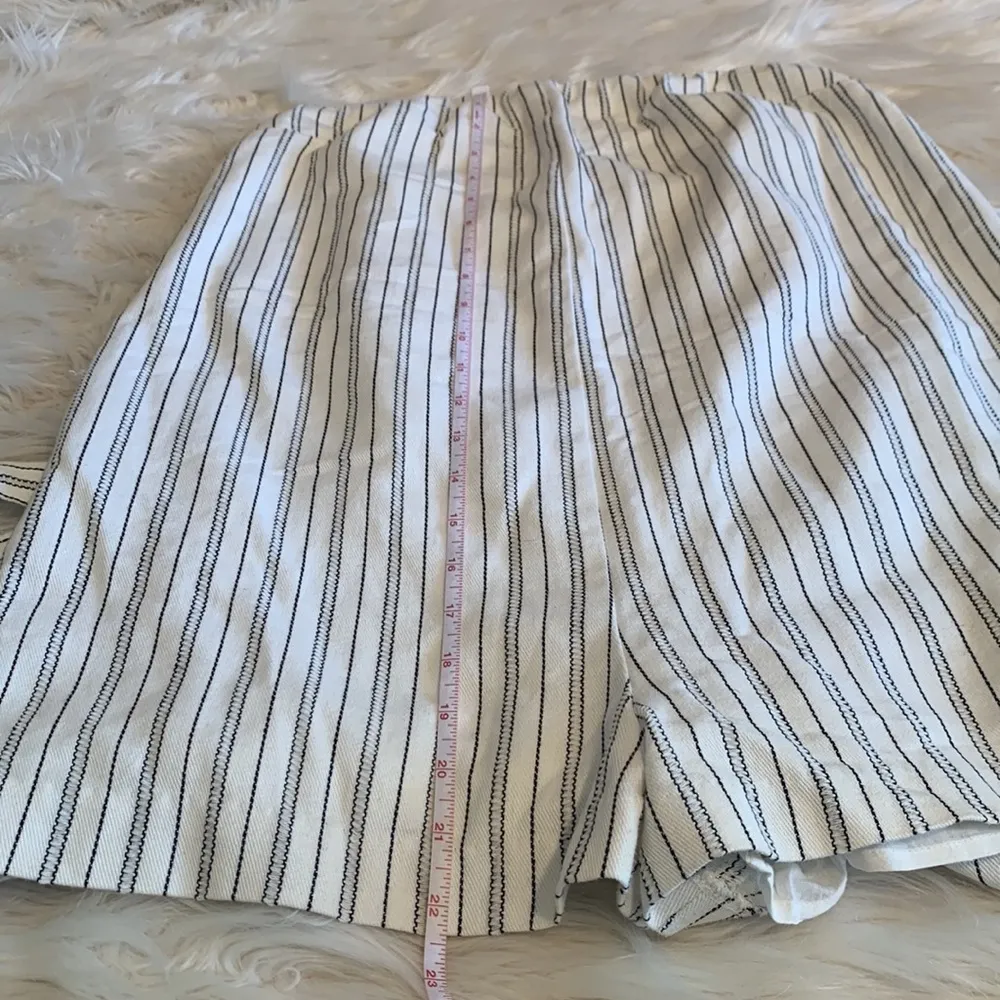 Toby Romper in White & Black by Line & Dot Size Medium - Image 12