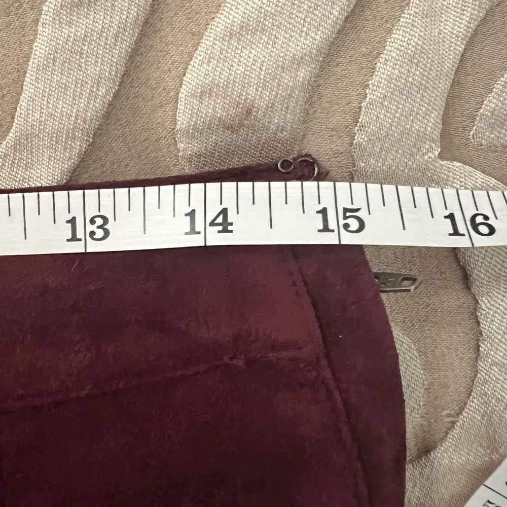 BLANK NYC faux suede boot cut pants with side zipper Size 27, NWT - Image 9