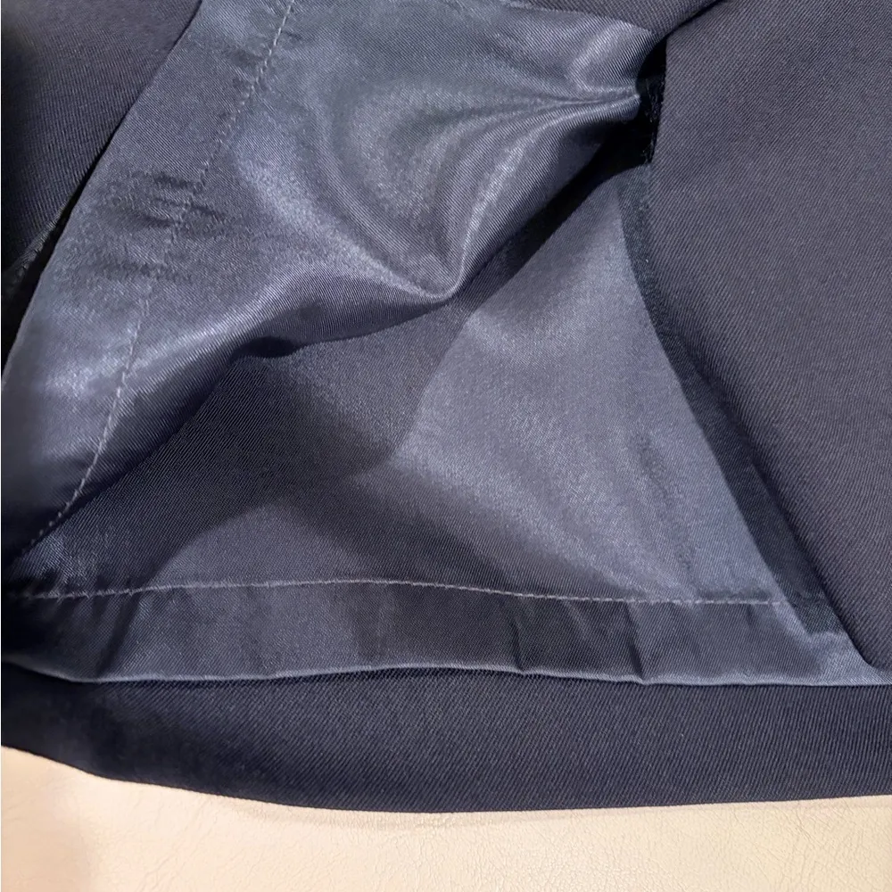 VTG Austin Reed London New York Skirt Navy Blue 100% Wool . Size 16 - Image 5