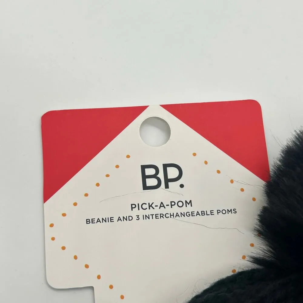 BP Nordstrom Beanie Scarf Womens Multicolor Pick-A-Pom Beanie Infinity Scarf NEW - Image 7