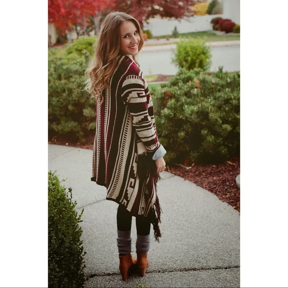 Forever 21 ✨  ‘Folk Girl Fringed Cardigan✨ - Image 5