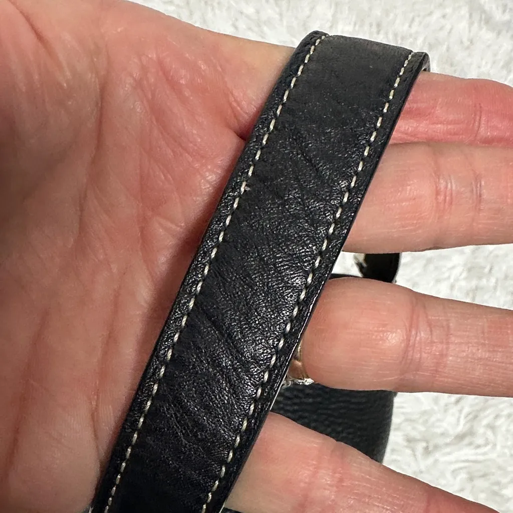 Coach Hamptons Hobo Shoulder Bag
F13086 Vintage Y2K Black Pebble leather - Image 6