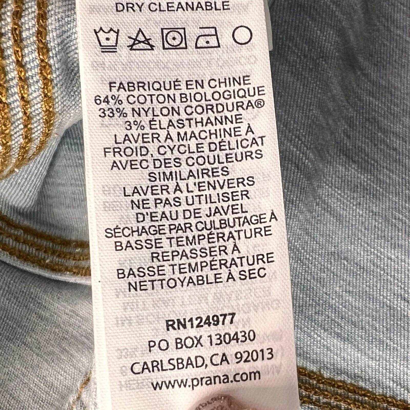 Prana Soma Jeans Womens 28 Blue Light Wash Organic Stretch Denim Skinny Slim NEW - Image 14