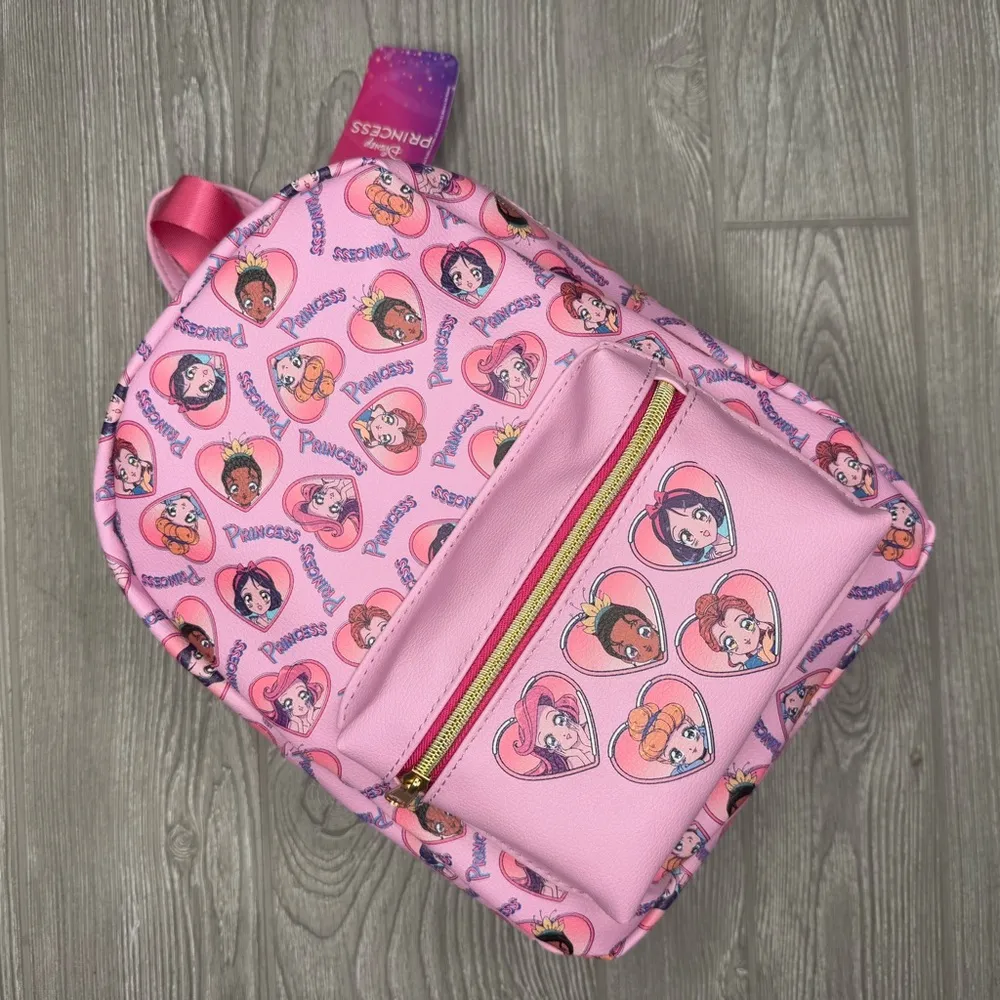 Disney kawaii style cute baby Disney princess 12 inch mini back pack purse bag - Image 3