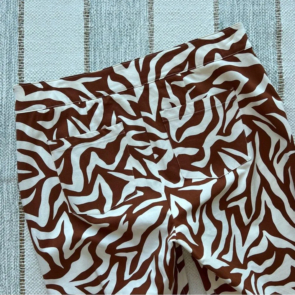 Spanx Polished Printed High Rise Skinny Leg Ankle Pull-On Pants Women’s Size 1X - Image 7