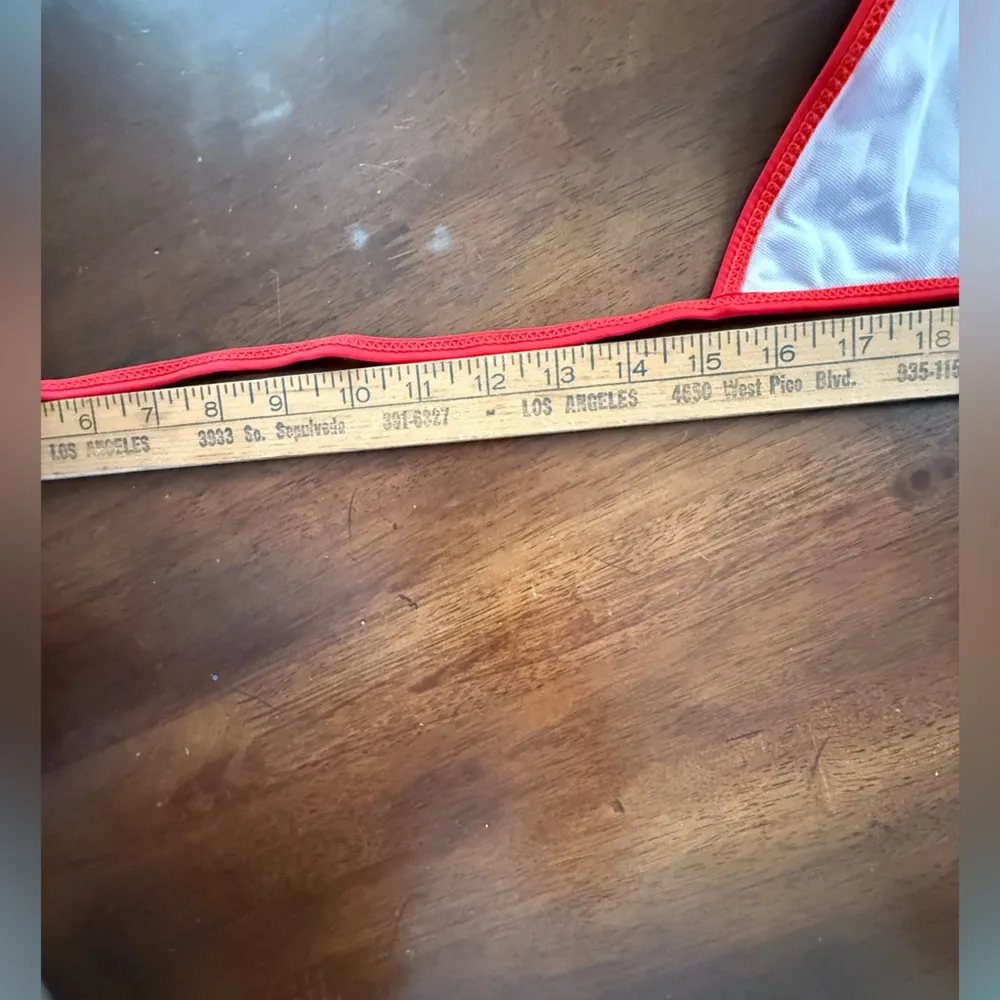 NWOT Red Bikini with Cage Details and Side Tie Bottoms - Image 7