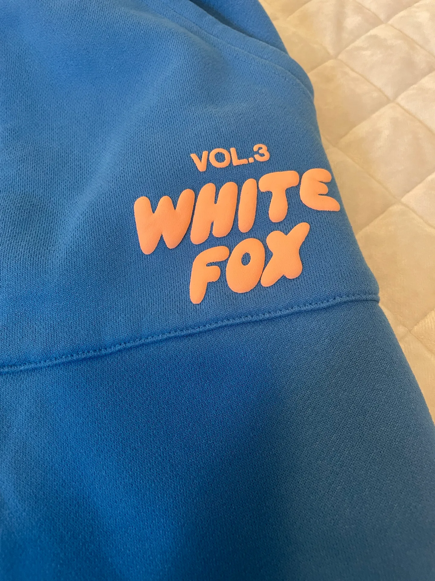 White Fox Blue Sweatpants - Image 5