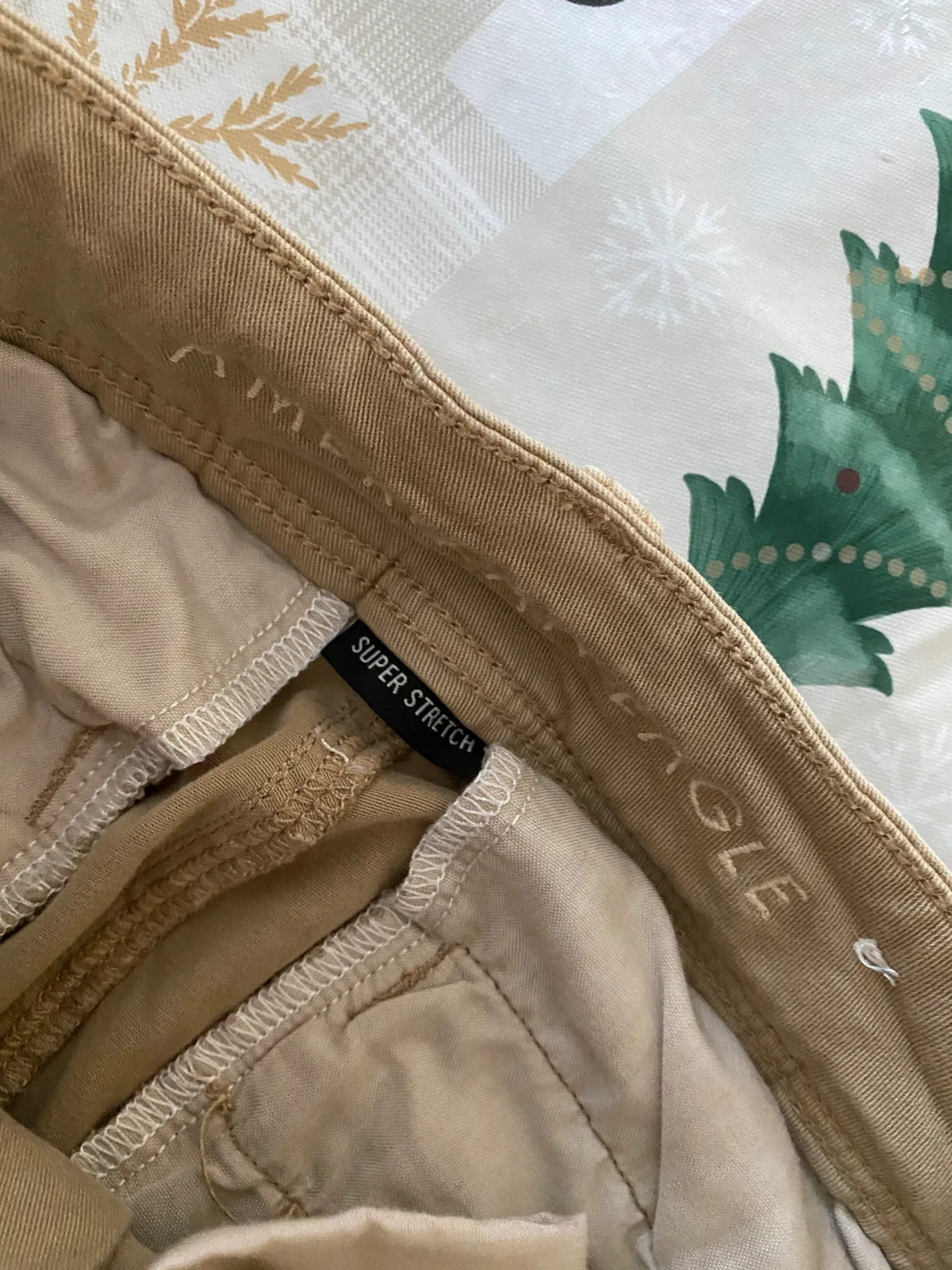 American Eagle Beige Bootcut Flare Jeans Size 2 - Image 9