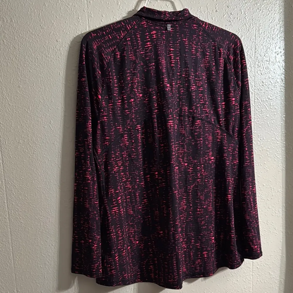 Champion Duo Dry Womens Medium 1/4 Zip Long Sleeve Pullover Black Size XXL - Image 12