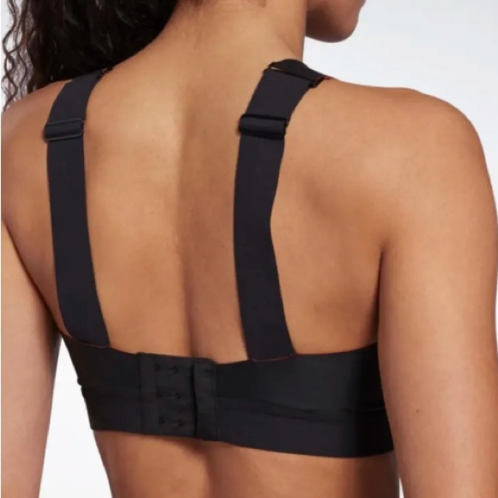 Reebok Black Medium Impact Sport Athletic Wire Free Bra M/L - Image 5