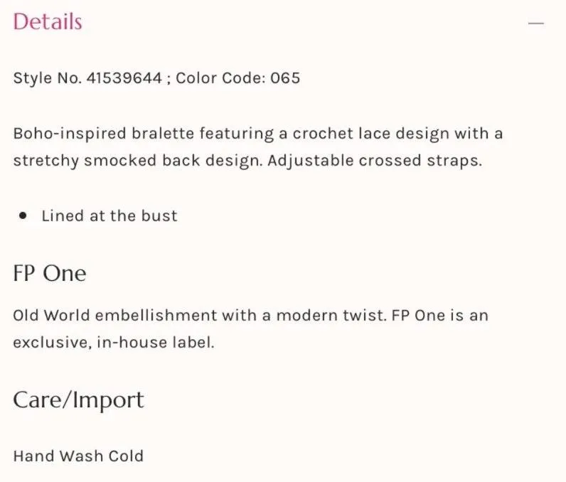 Free People Adella Bralette - Image 4