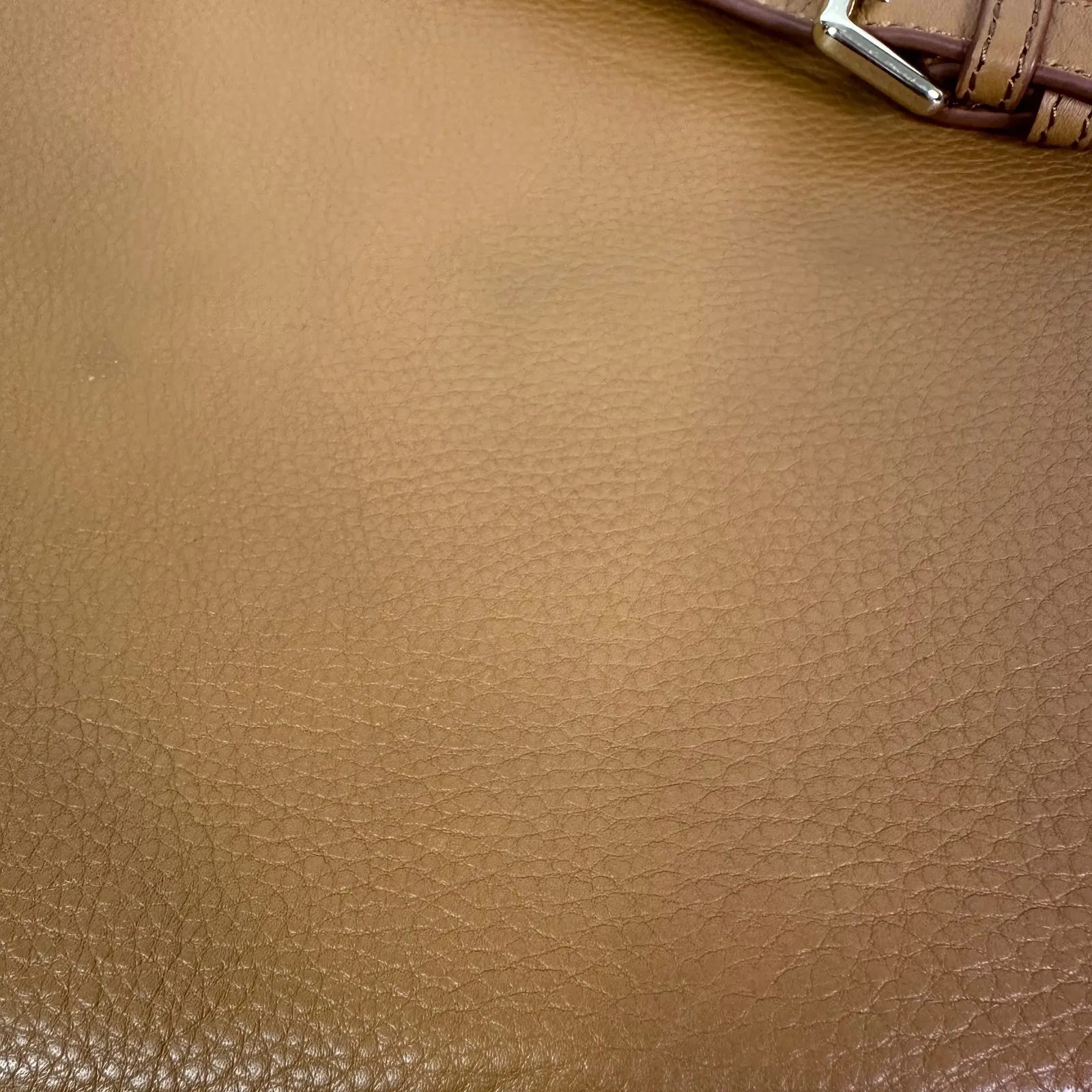 Mark & Graham Caroline Leather Handbag Tote in Camel with Crossbody Strap Tan - Image 11