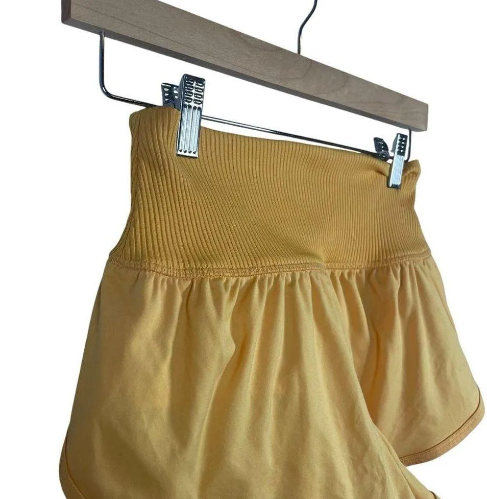 Free People Movement Game Time High Rise Shorts in Orange Size S - Image 7