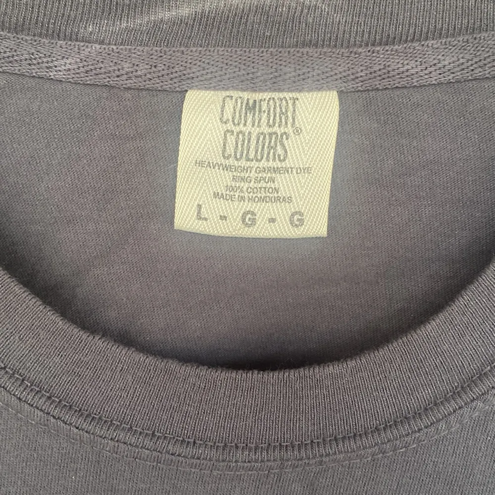 Unisex camping tshirt by comfort colors size lg - Image 2