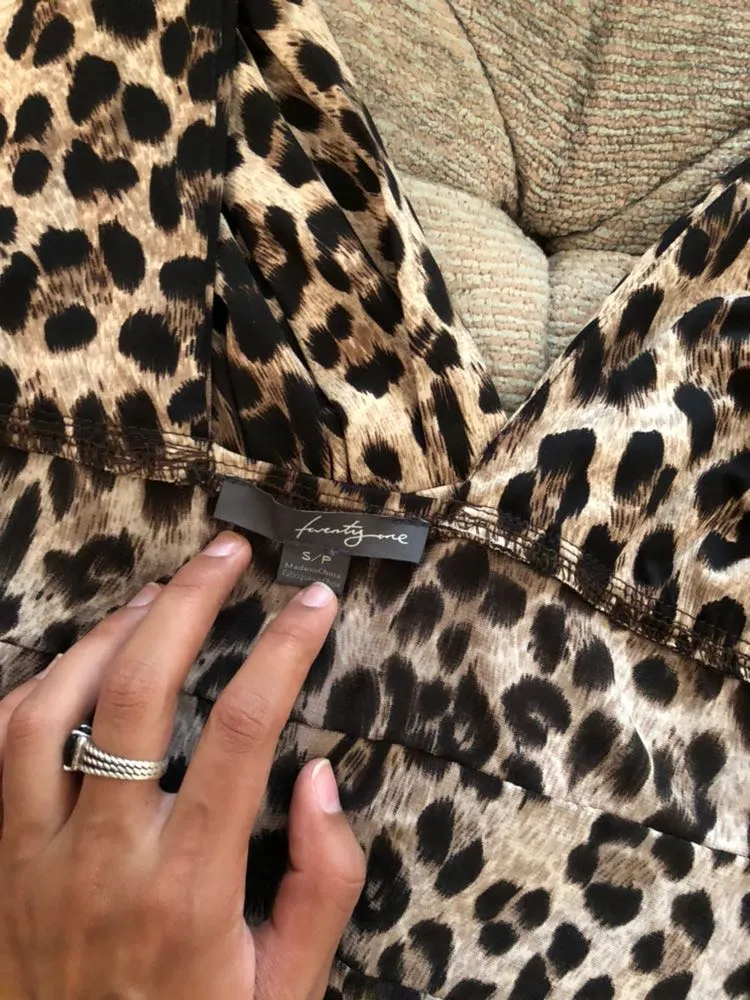 Leopard Print Dress - Image 3