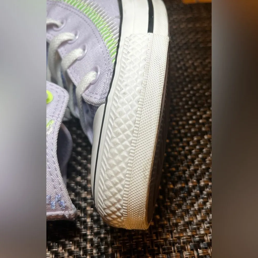 Converse Chuck Taylor All Star Vapor High Top Lavender Green A06010C Size 8 - Image 7