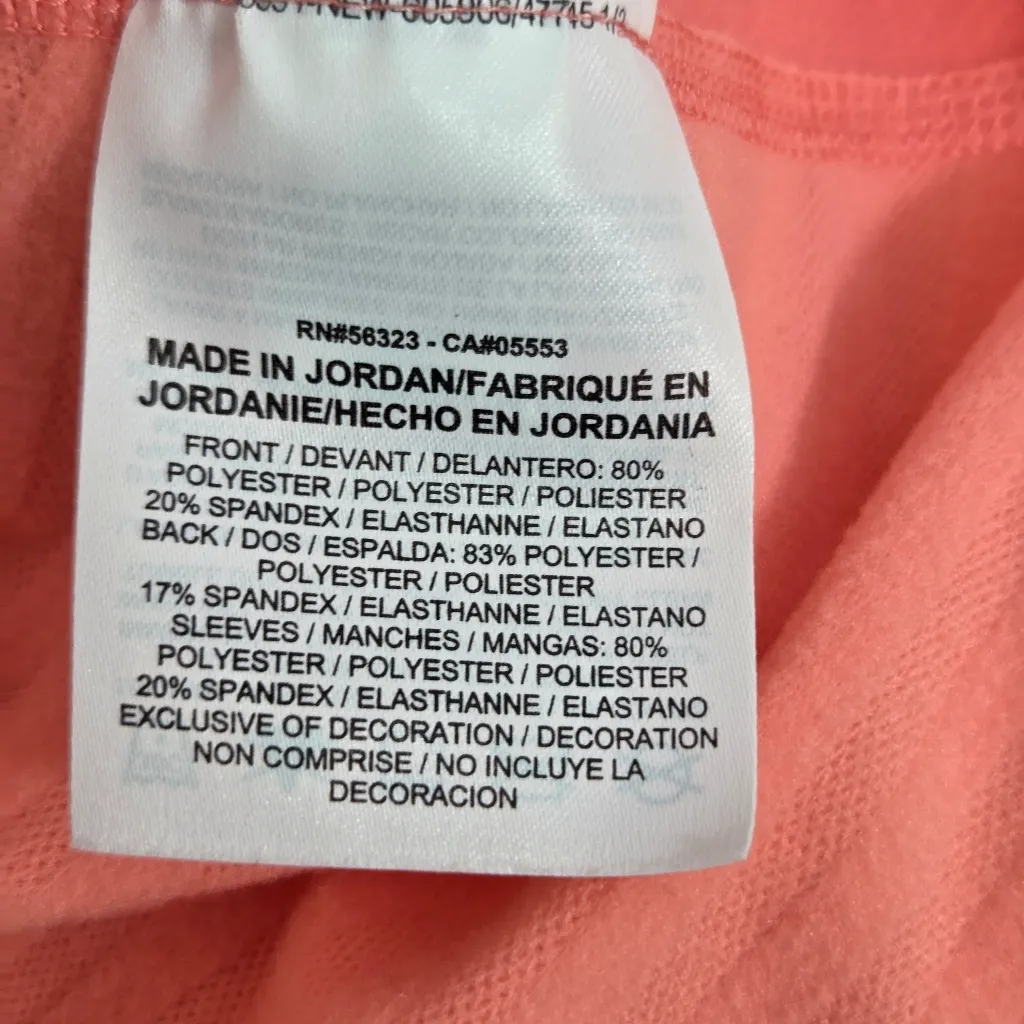 Nike‎ Dry-Fit 1/2 zip Coral pullover Size S - Image 10