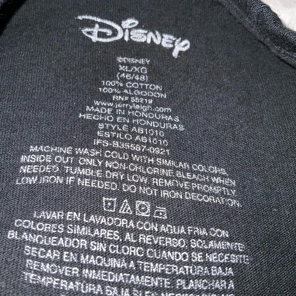 Disney Florida Cotton Black Crewneck Short Sleeve Unisex Tee Shirt XL - Image 6