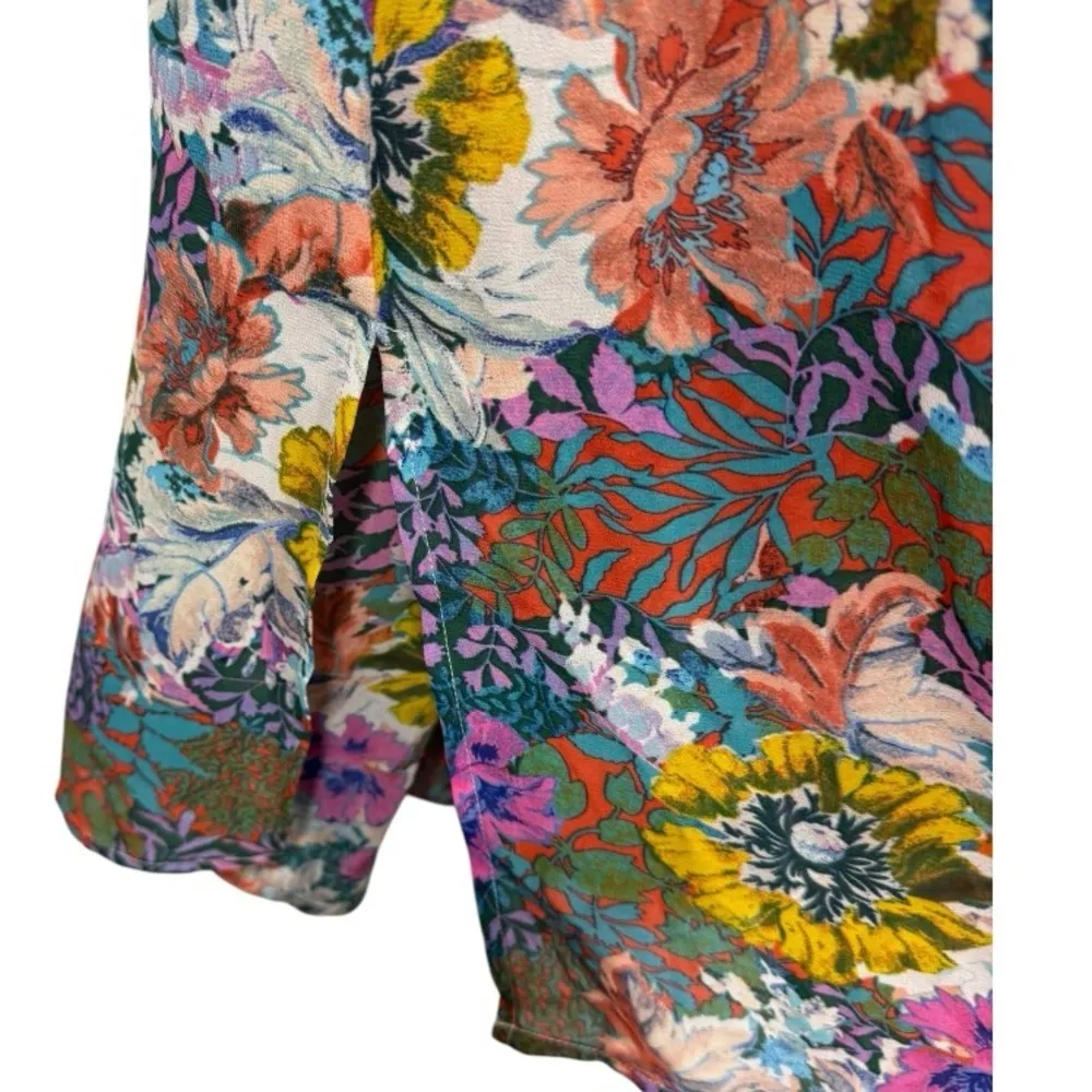 NWT Anthropologie Akemi +‎ Kin Semi Sheer Floral Valencia Babydoll Dress XSP - Image 11