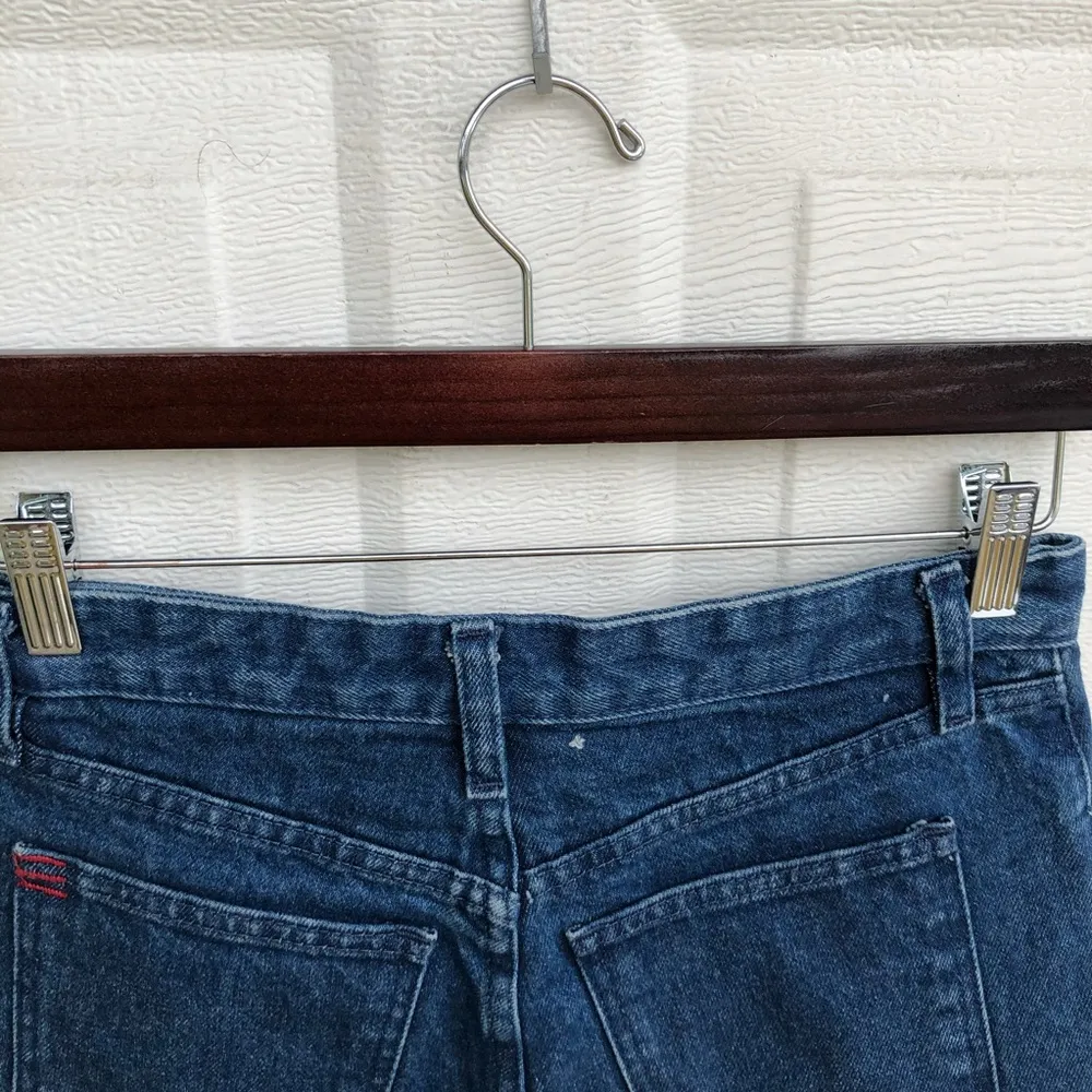 BDG Women’s Shorts Blue Jean Denim Cheeky High Rise Troy Frayed Size 25 - Image 7