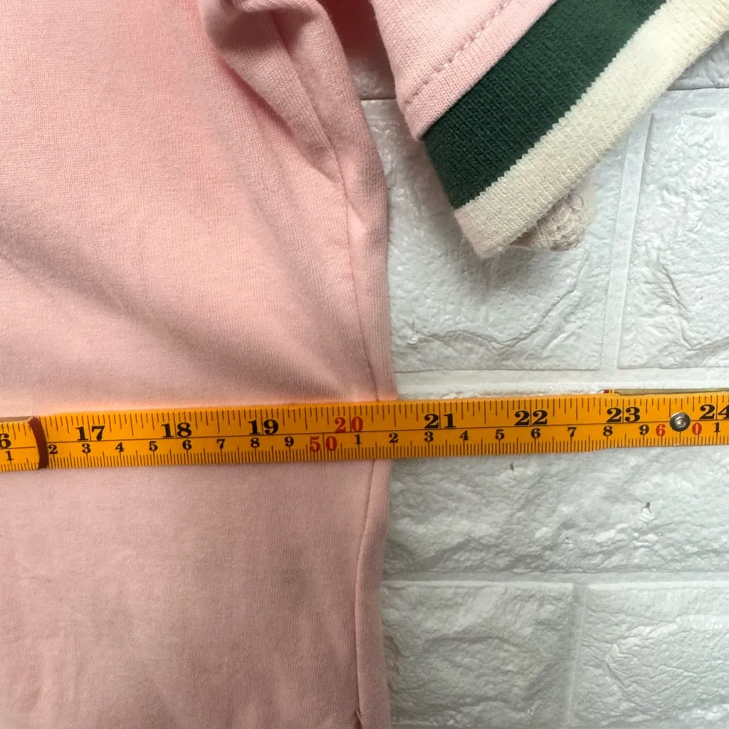 Tuckernuck Pink Polo Dress XXL — Pink & Green Trim, Side Pockets, Casual - Image 6