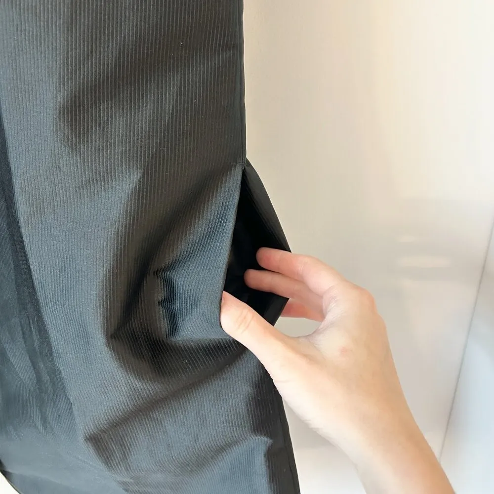 Moschino Women's Vintage Black Puff Sleeve Button Up Blazer Dress Size 8 - Image 4