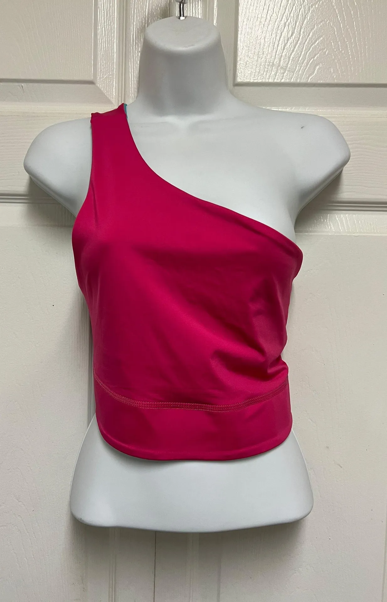 Harlow One Shoulder Reversible Sports Bra- - Image 5