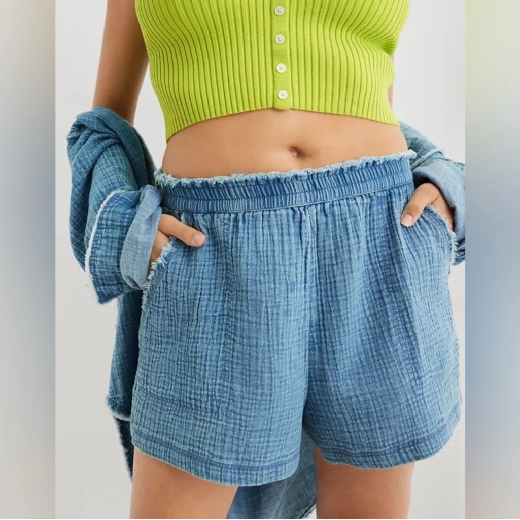 Aerie Gauzy High Waisted Shorts - Image 2