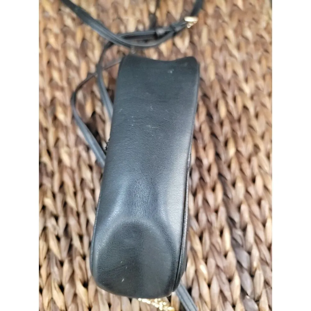 Michael Kors Rose Small Quilted Vegan Leather Oval Crossbody Handbag - Image 7