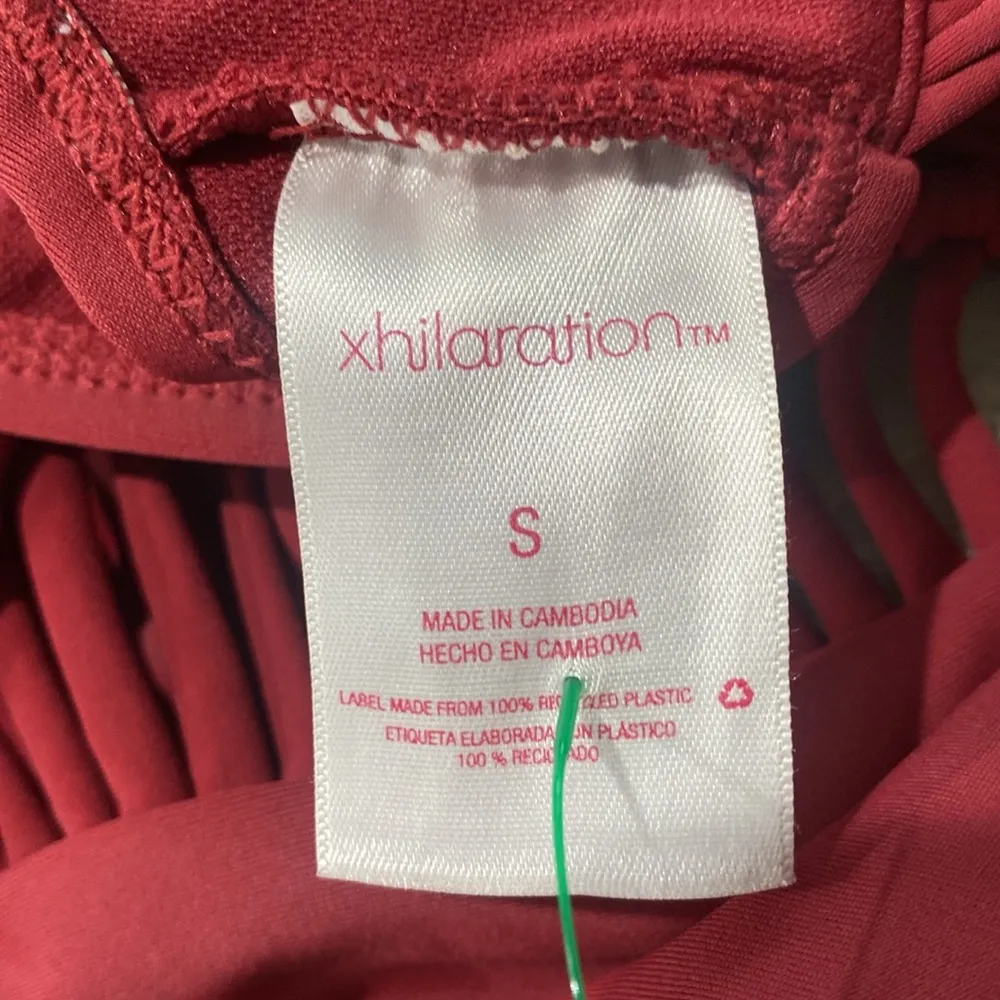 Xhilaration swimwear Red Halter One Piece Swimsuit Size Small / Preowned - Image 7