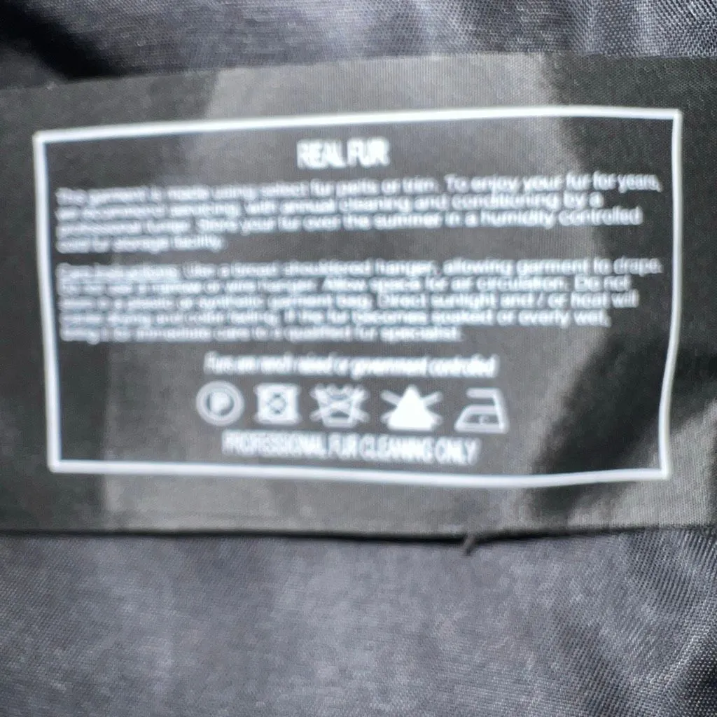 Gorski Montréal Parka w/ Real Silver Fox Fur Trim Black Jacket Size M Size M - Image 10